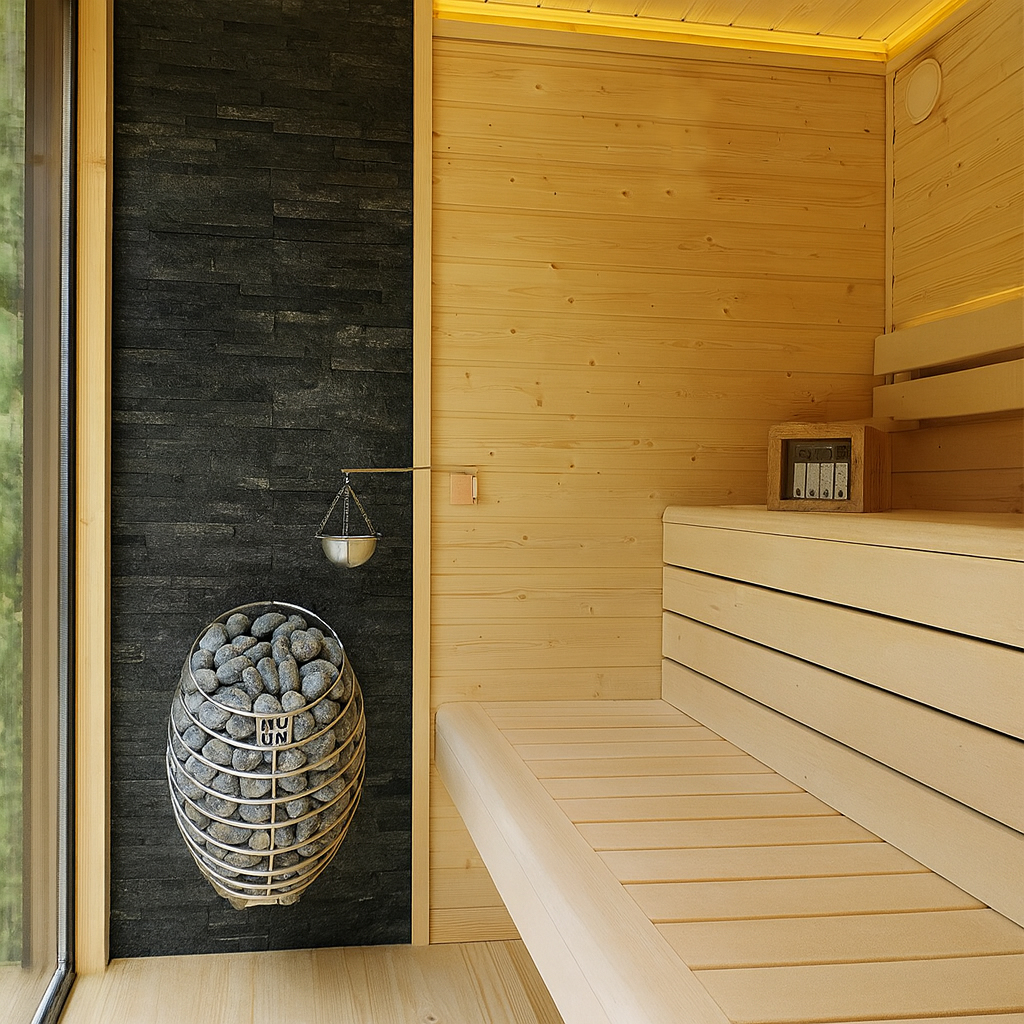 Outdoor Sauna with Covered Plunge-Tub Bay CSA-940 reference view 4