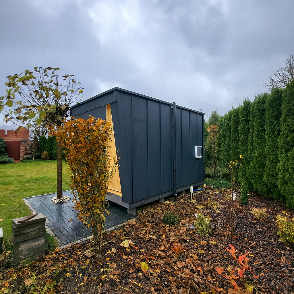 Outdoor Sauna with Covered Plunge-Tub Bay CSA-940 reference view 6