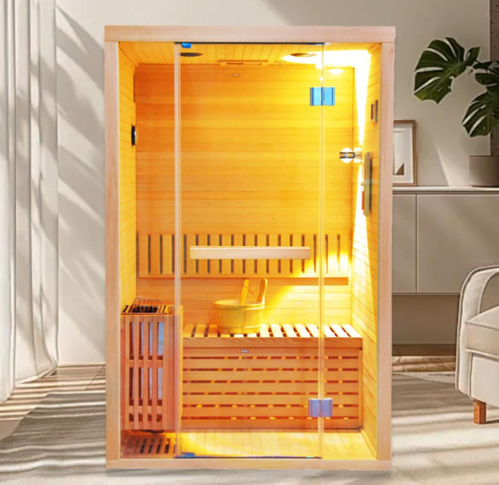 Two-Person Indoor Sauna with 3 kW Heater CSA-947 reference view 6