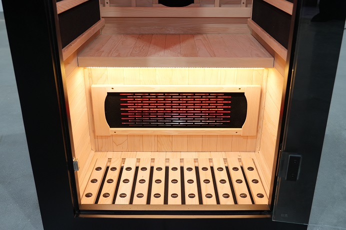 Slim One-Person Infrared and Red-Light Sauna CSA-952 reference view 3