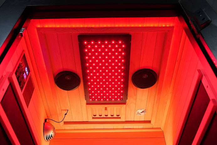 Slim One-Person Infrared and Red-Light Sauna CSA-952 reference view 5