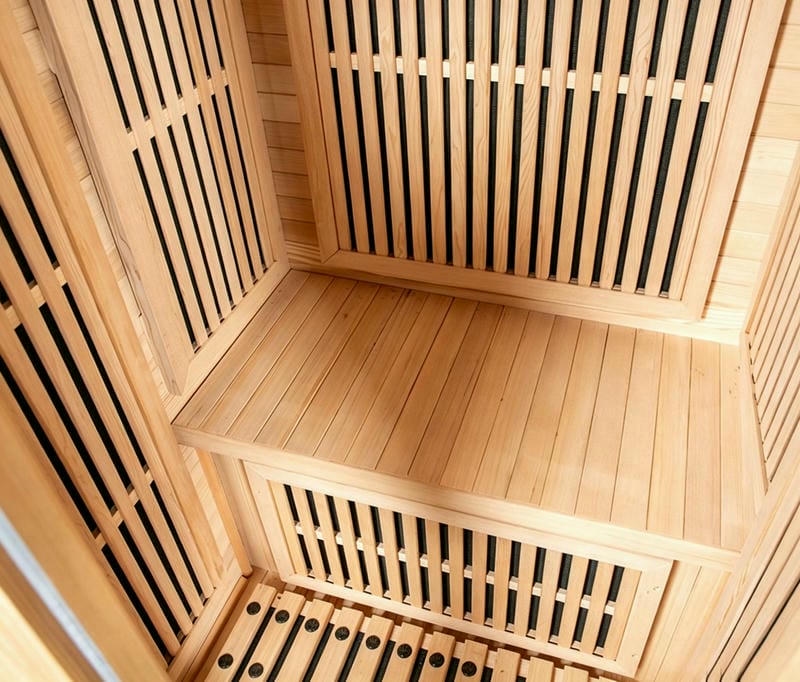 One-Person Hemlock Infrared Sauna with 90 cm Width CSA-953 reference view 5