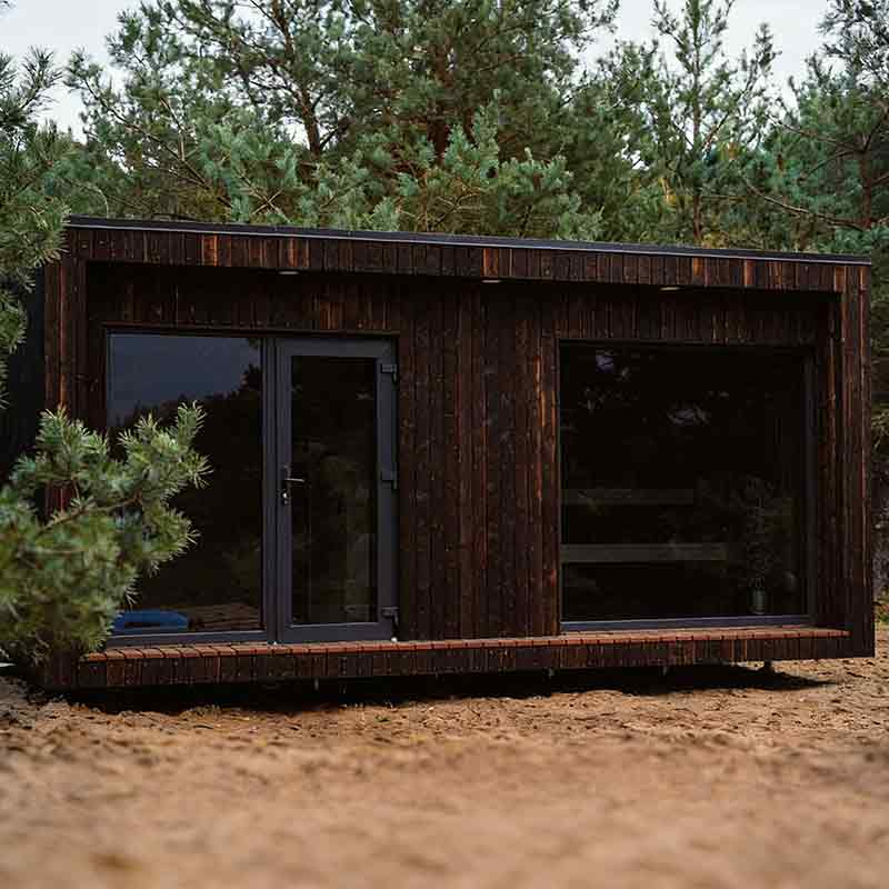 Outdoor Sauna and Soaking Tub Combination Cabin CSA-954 reference view 2