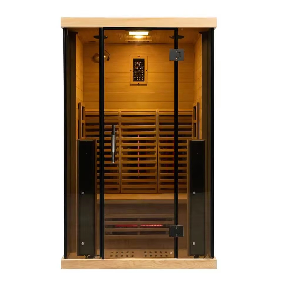 Smart-Control Infrared Sauna with Side-Glass Panels CSA-956 reference view 2