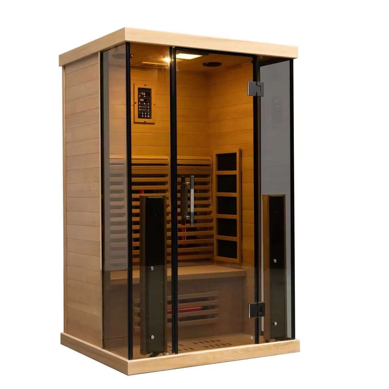 Smart-Control Infrared Sauna with Side-Glass Panels CSA-956 reference view 3