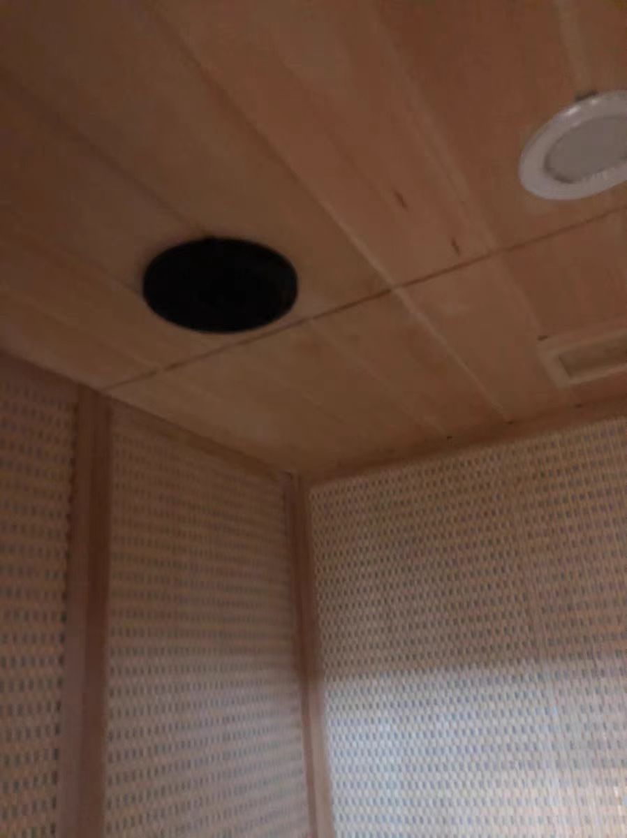 One-Person Glass-Side Traditional Sauna with Stone Heater CSA-957 reference view 3