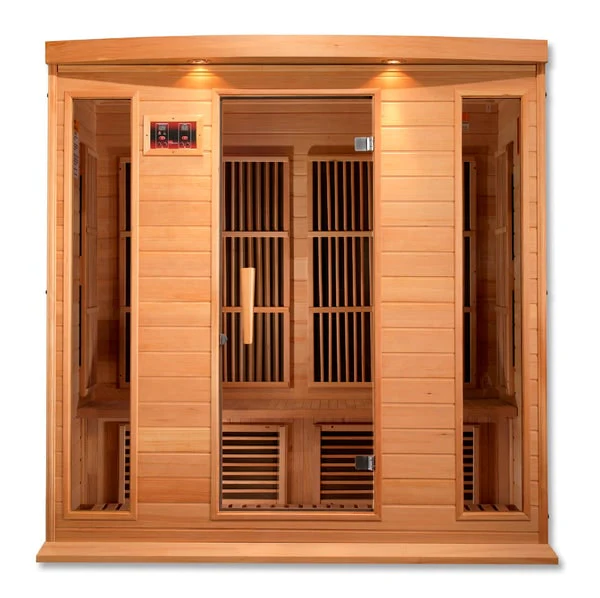 Wide Two-Seat Infrared Cabin with Narrow Side Glazing product image