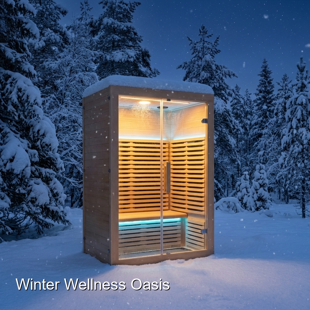 Panoramic Infrared Sauna with Wraparound Glass Corner product image