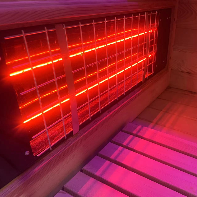 Single-Person Infrared Sauna with Full Glass Door CSA-974 reference view 5