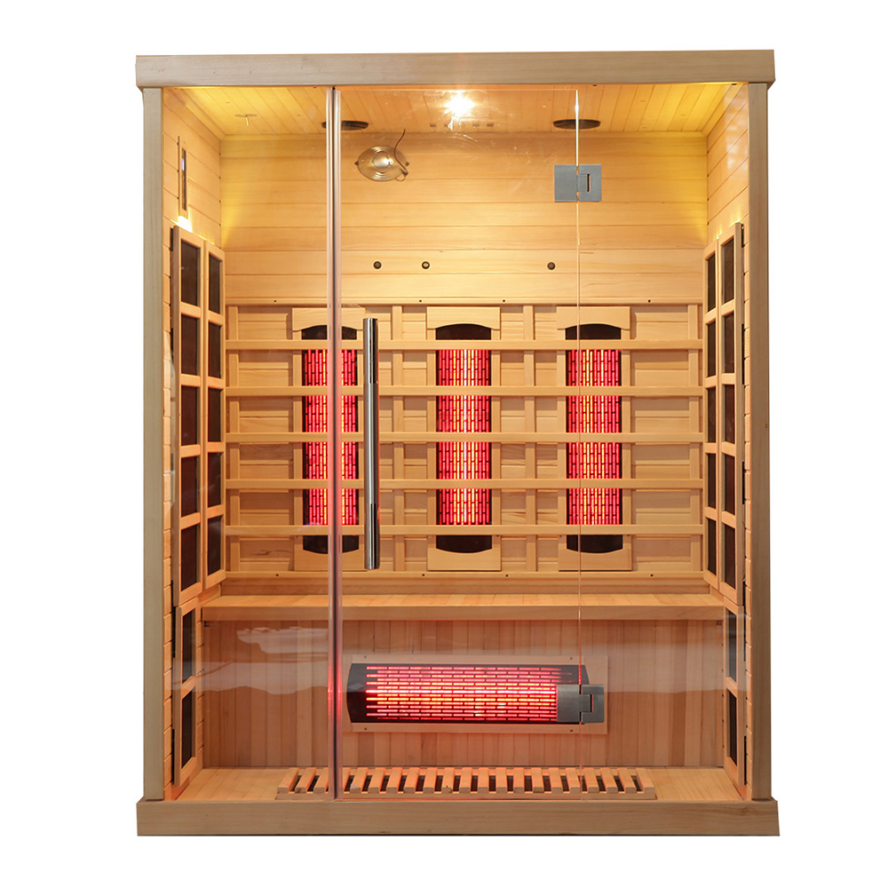 Two-Person Infrared Sauna with Carbon and Ceramic Emitters CSA-979 reference view 2