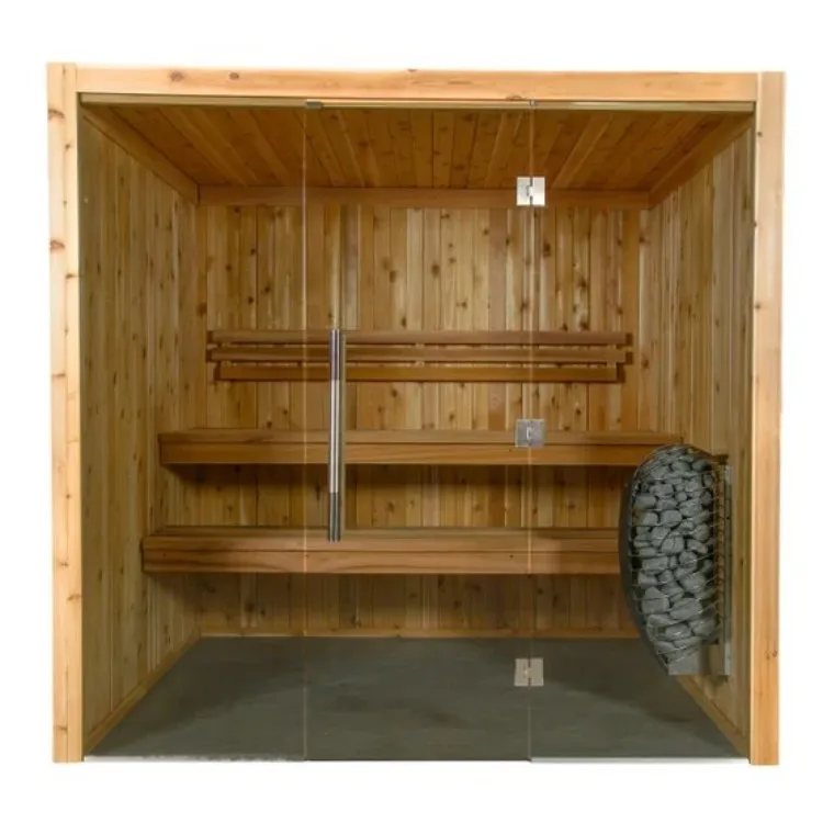 4-6 Person Indoor Sauna Cabin with Feature Wall CSA-34 Side view