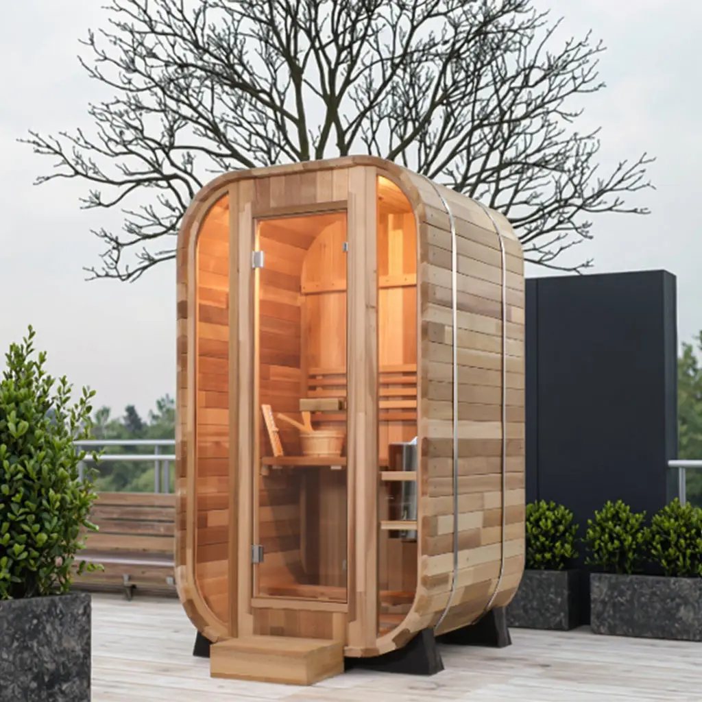 Finnish Traditional Dry Steam Sauna Room 4-6 CSA-76 Side view