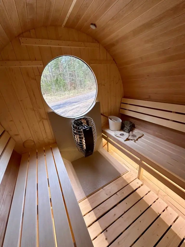 Nordic Outdoor Barrel Sauna Cabin for Garden Installations product image